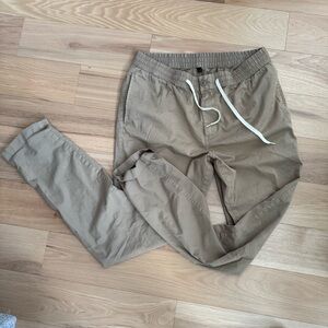 J Crew men’s khaki drawstring pants 32 x 34